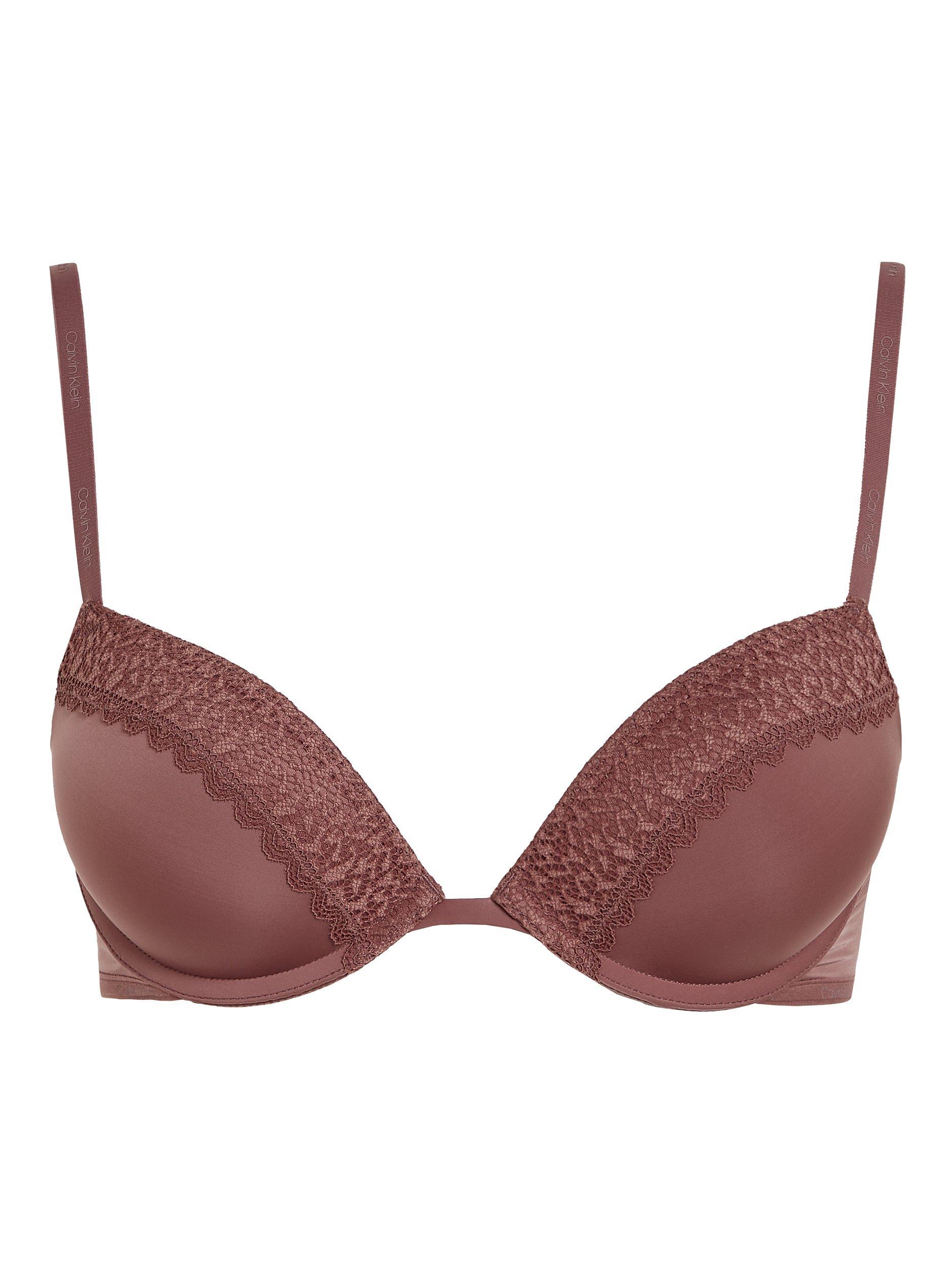 Calvin Klein Flirty Push Up Bra, Capri Rose
