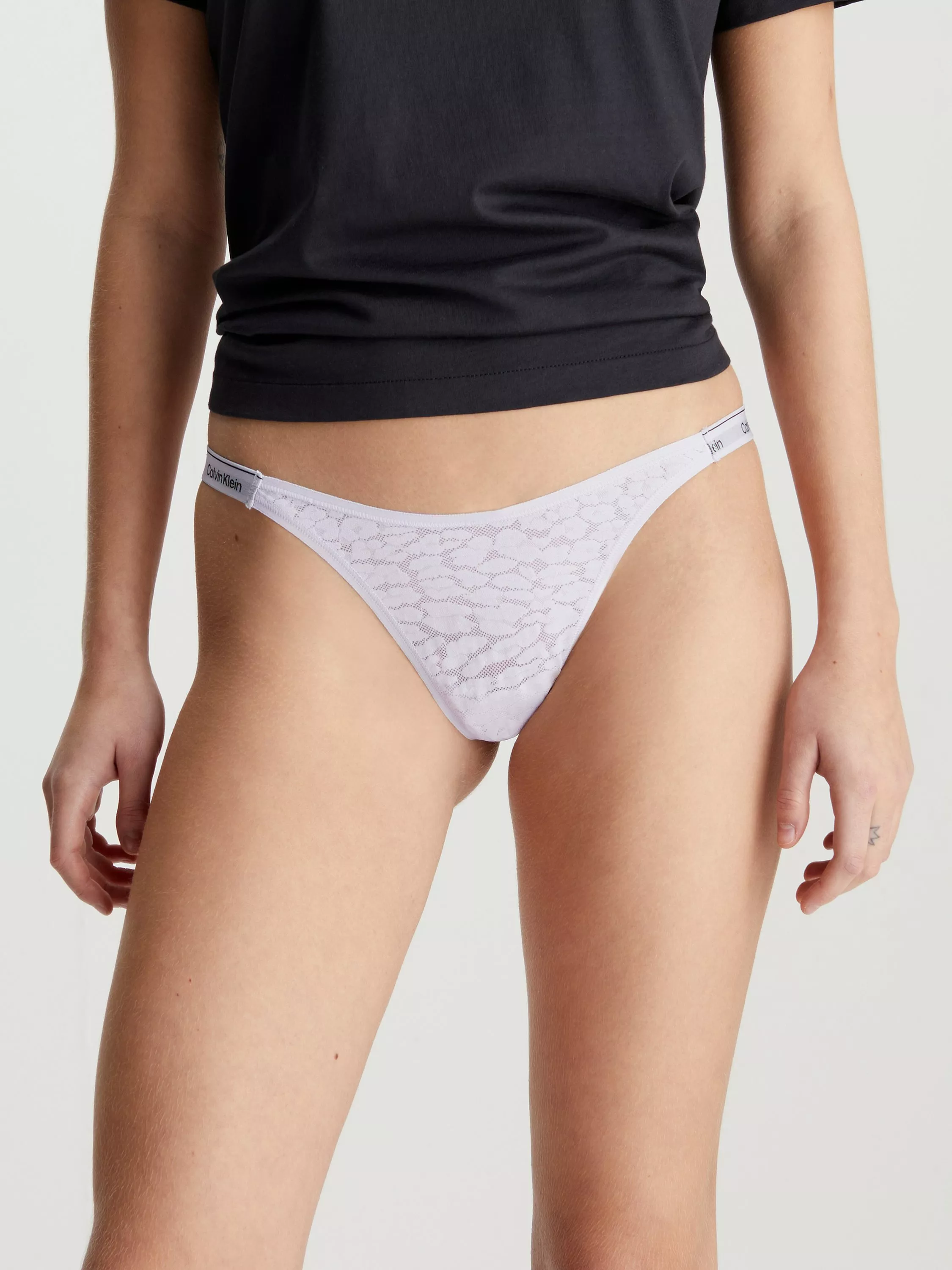 Calvin klein bare lace thong best sale