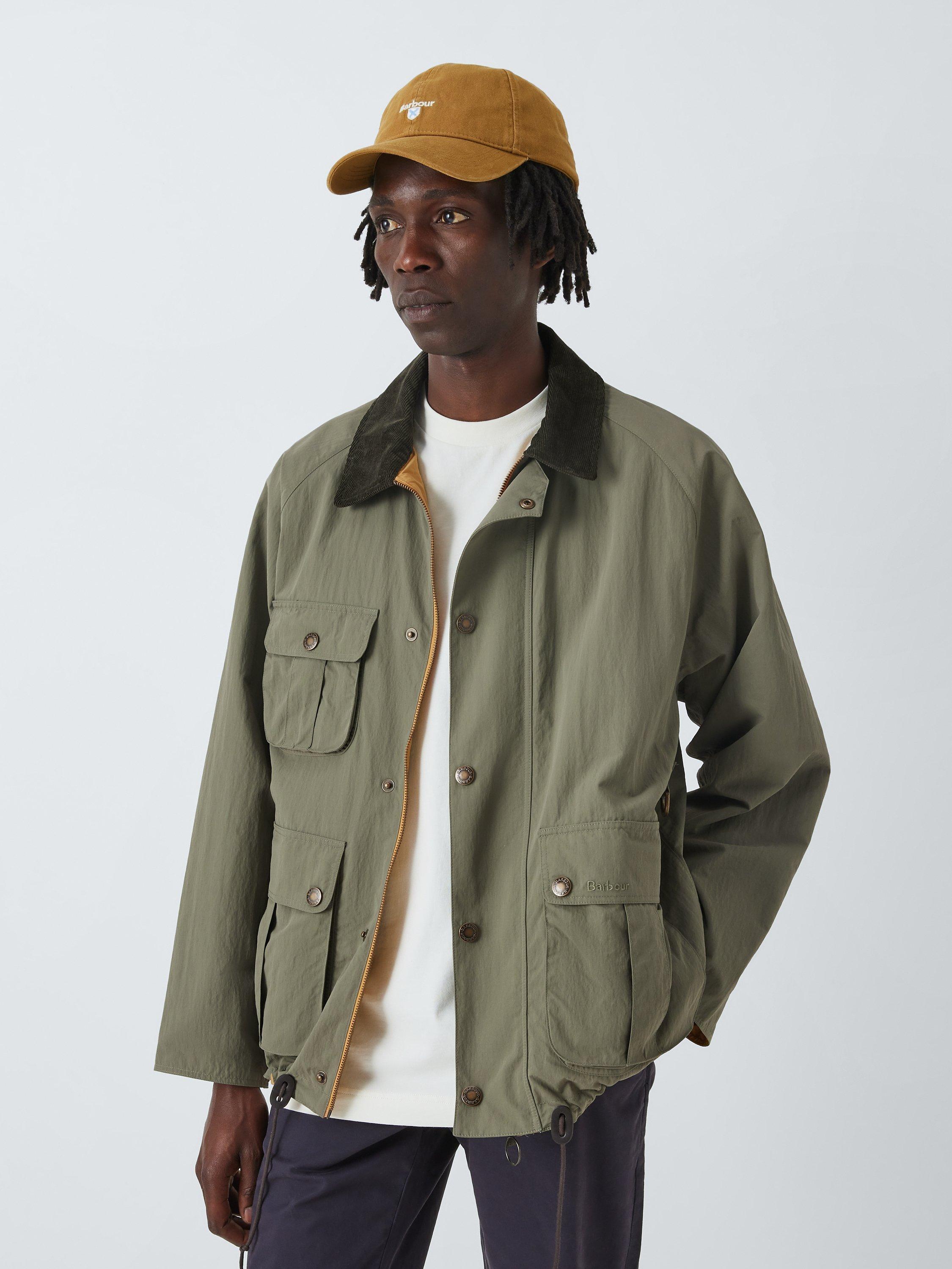 Barbour Tomorrow's Archive Reid Reversible Casual Jacket, Olive/Honey Gold, XXL