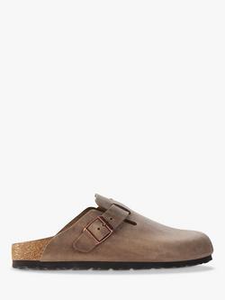 Birkenstock Boston Oiled Nubuck Clogs, Tabacco, Tabacco