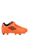 Umbro Kids' Speciali Liga Firm Ground Football Boots, Orange