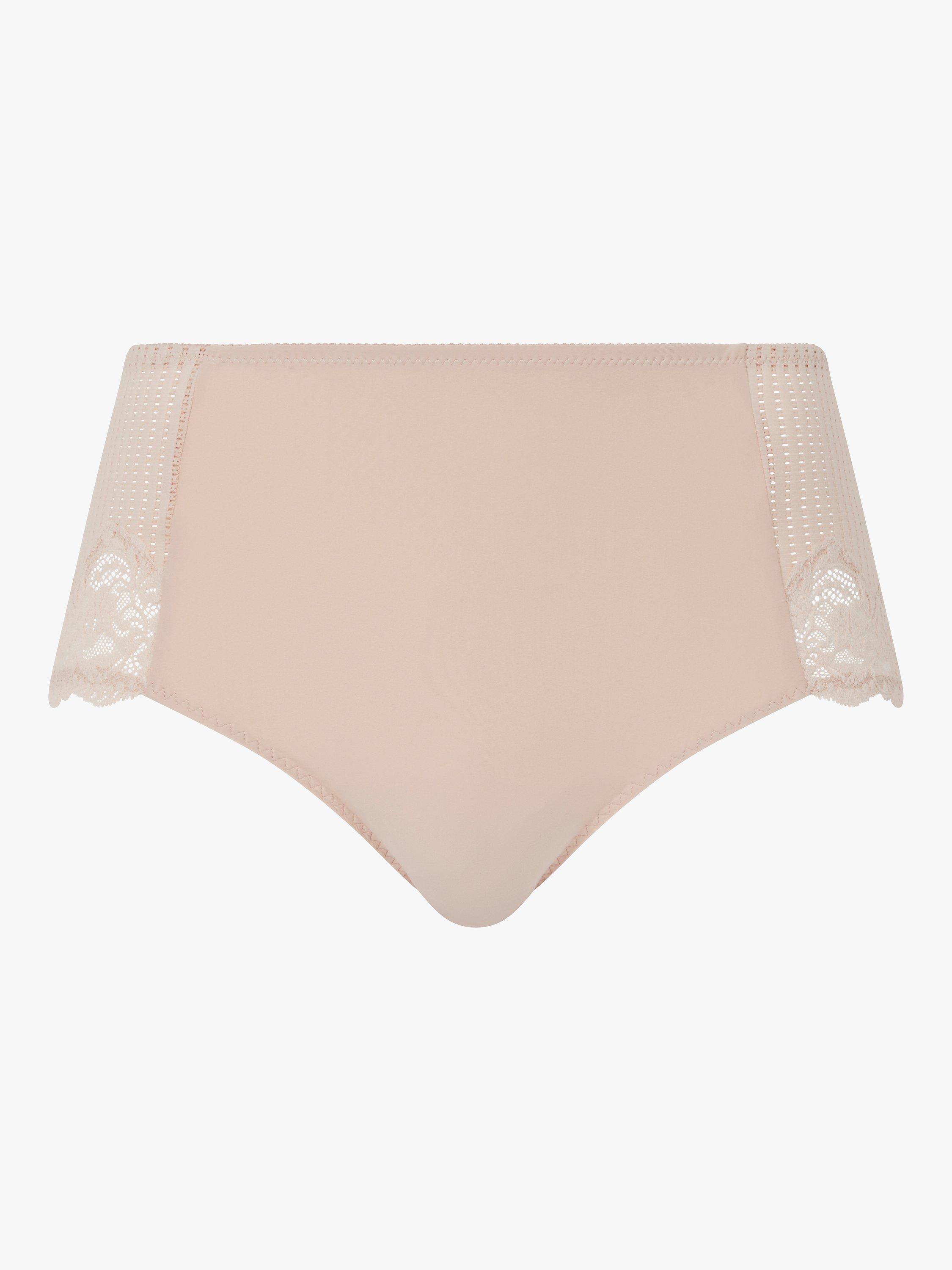Product image 4 of 4, which shows Chantelle Marilyn Soft Feel High Waisted Knickers, Golden Beige, S