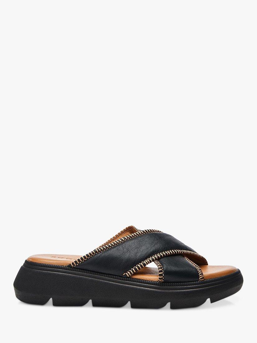 Moda in Pelle Sektor Leather Mules Black