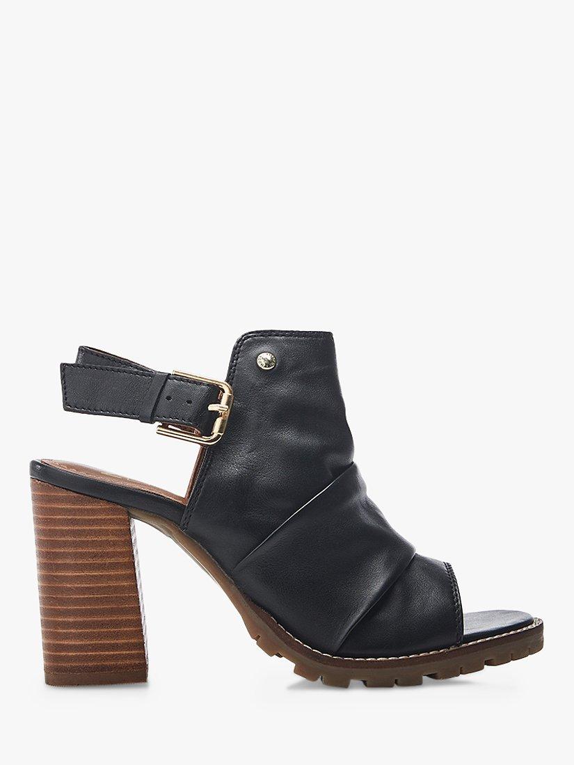Moda in Pelle Mirianne Leather Sandals, Black