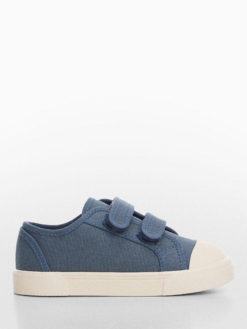 Mango Baby Nickn Riptape Trainers, Medium Blue, Medium Blue