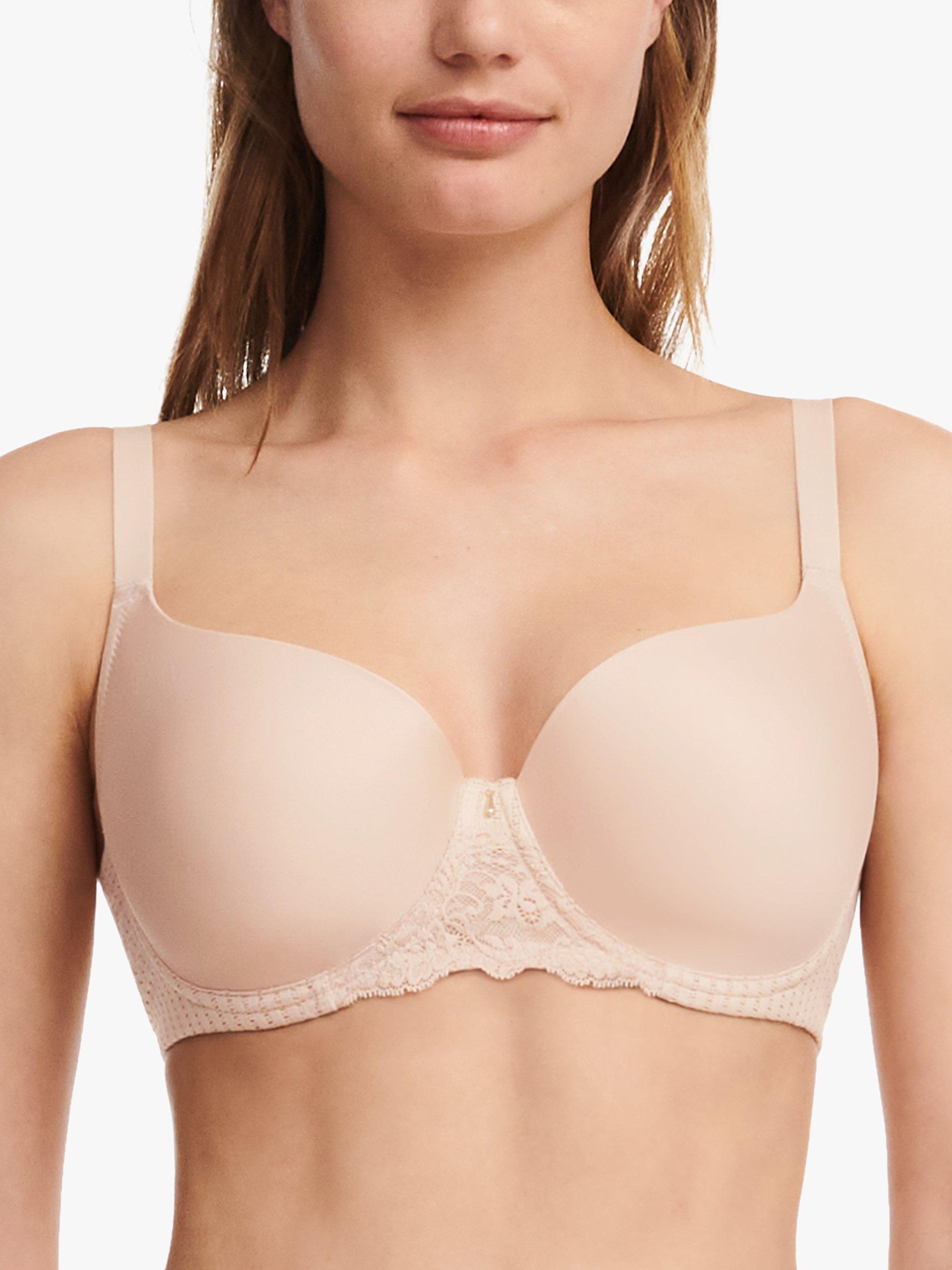 Product image 1 of 4, which shows Chantelle Marilyn Soft Feel T-Shirt Bra, Golden Beige, 32C
