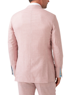 KOY Linen Blend Blazer, Light Pink - view 2, Light Pink