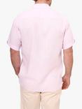 KOY Short Sleeve Linen Shirt, Light Pink