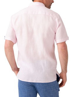 KOY Short Sleeve Linen Shirt - view 2, Light Pink