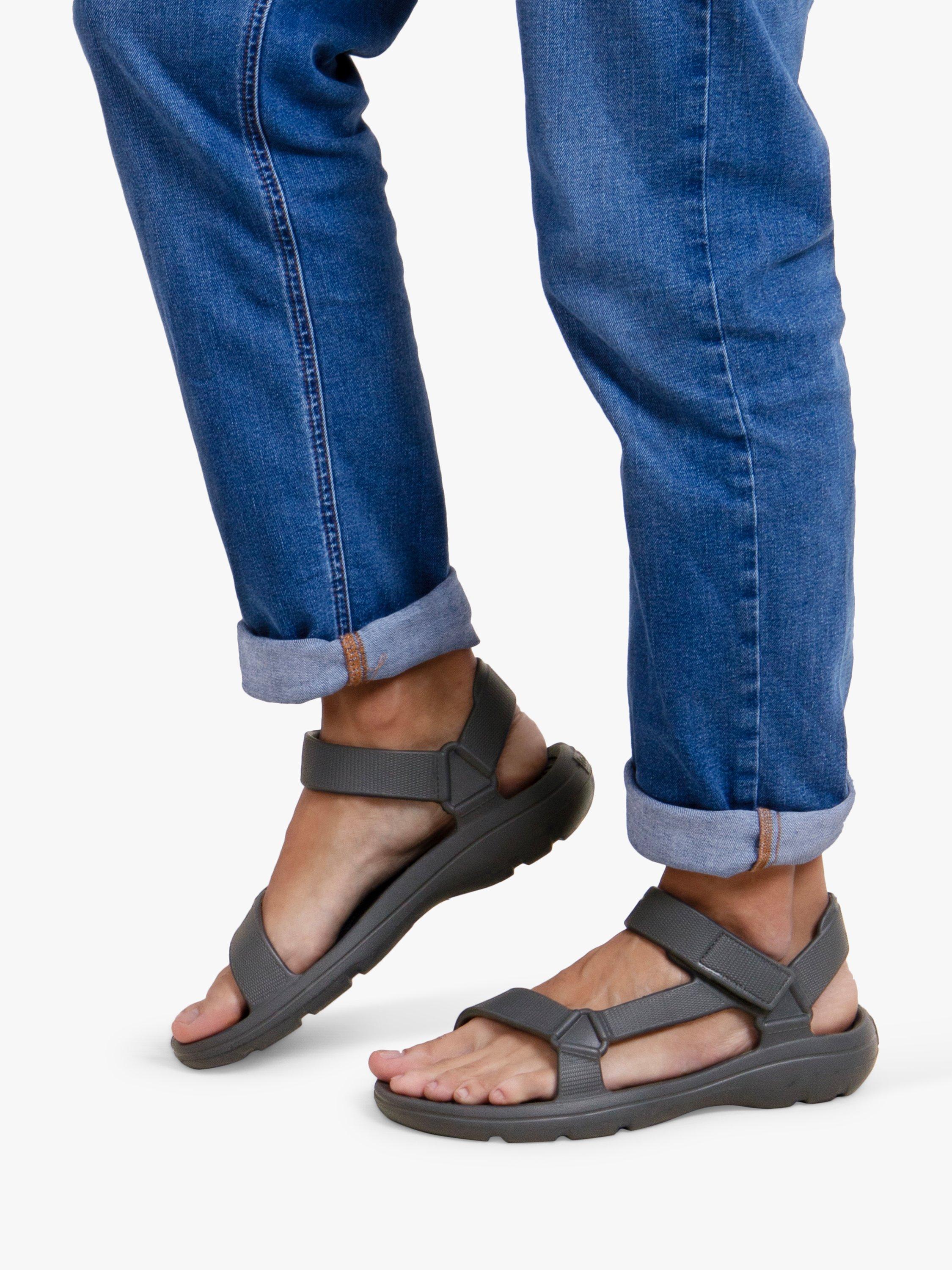 Product image 6 of 6, which shows totes SOLBOUNCE Velcro Sport Sandals, Mineral Grey, 7