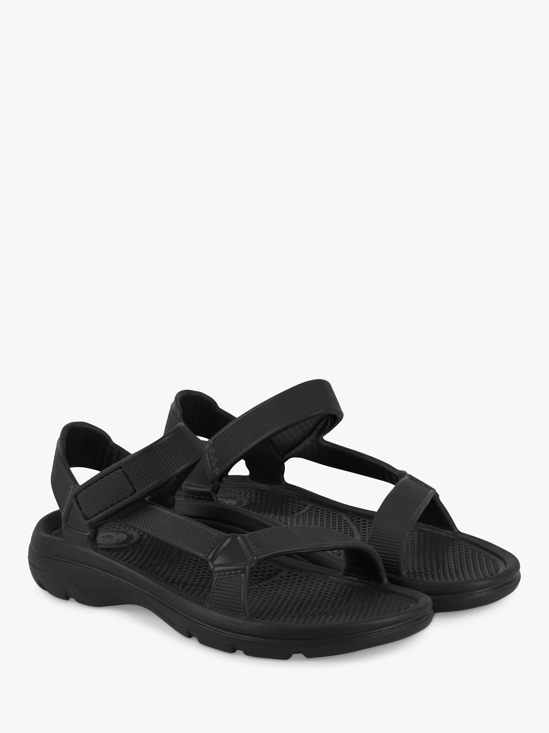 Product image 5 of 6, which shows totes Ladies SOLBOUNCE Riley Adjustable Sport Sandals, Black, 4