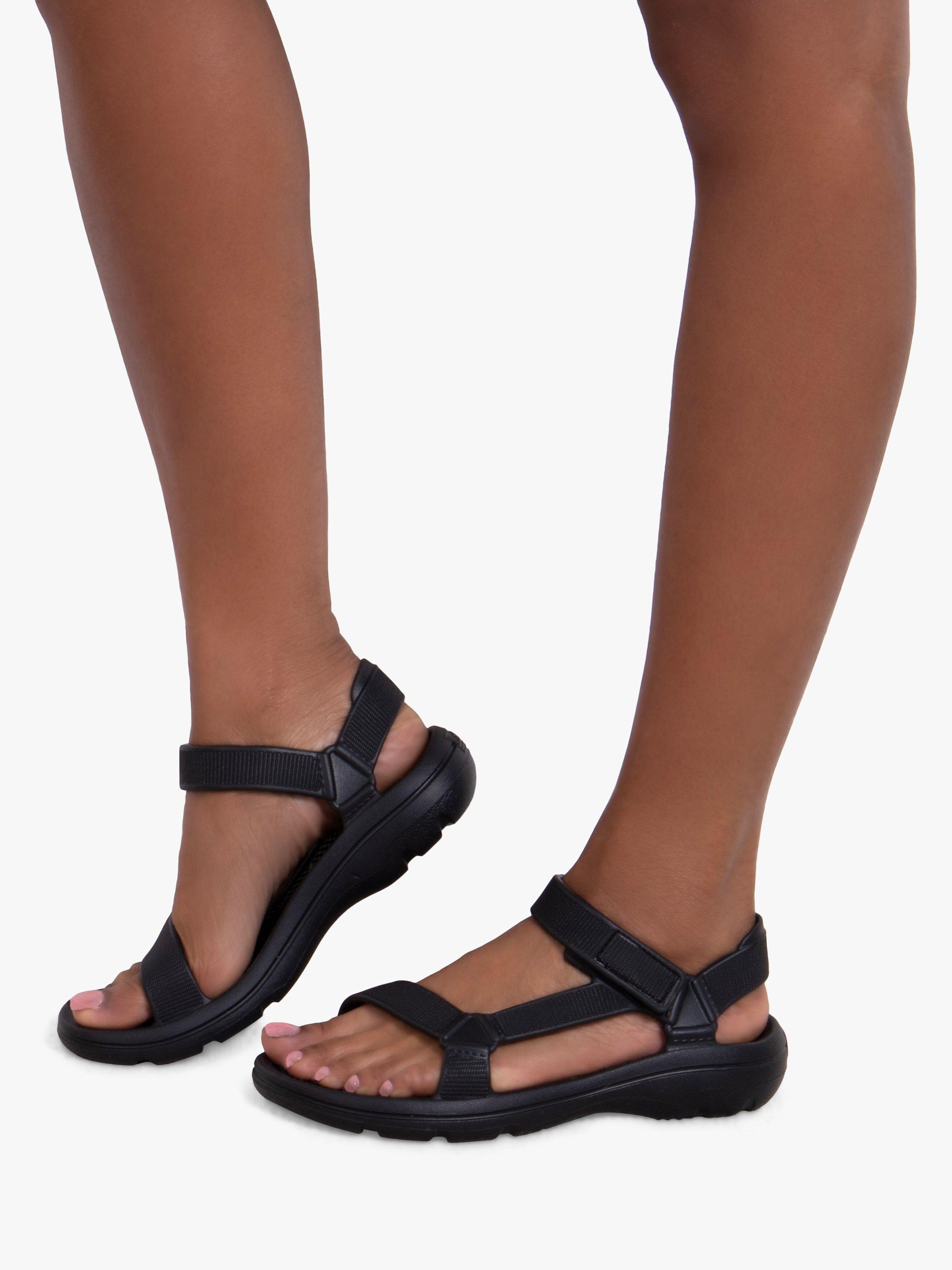 Product image 6 of 6, which shows totes Ladies SOLBOUNCE Riley Adjustable Sport Sandals, Black, 4