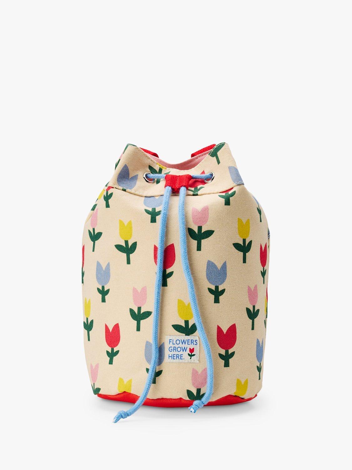 Small Stuff Kids Canvas Tulip Drawstring Duffle Bag Multi