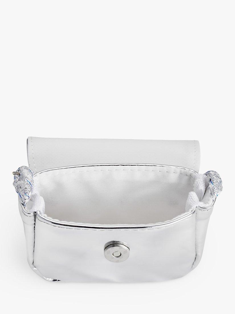 Product image 3 of 3, which shows Stych Kids' Initial Metallic Cross Body Bag, O, One Size