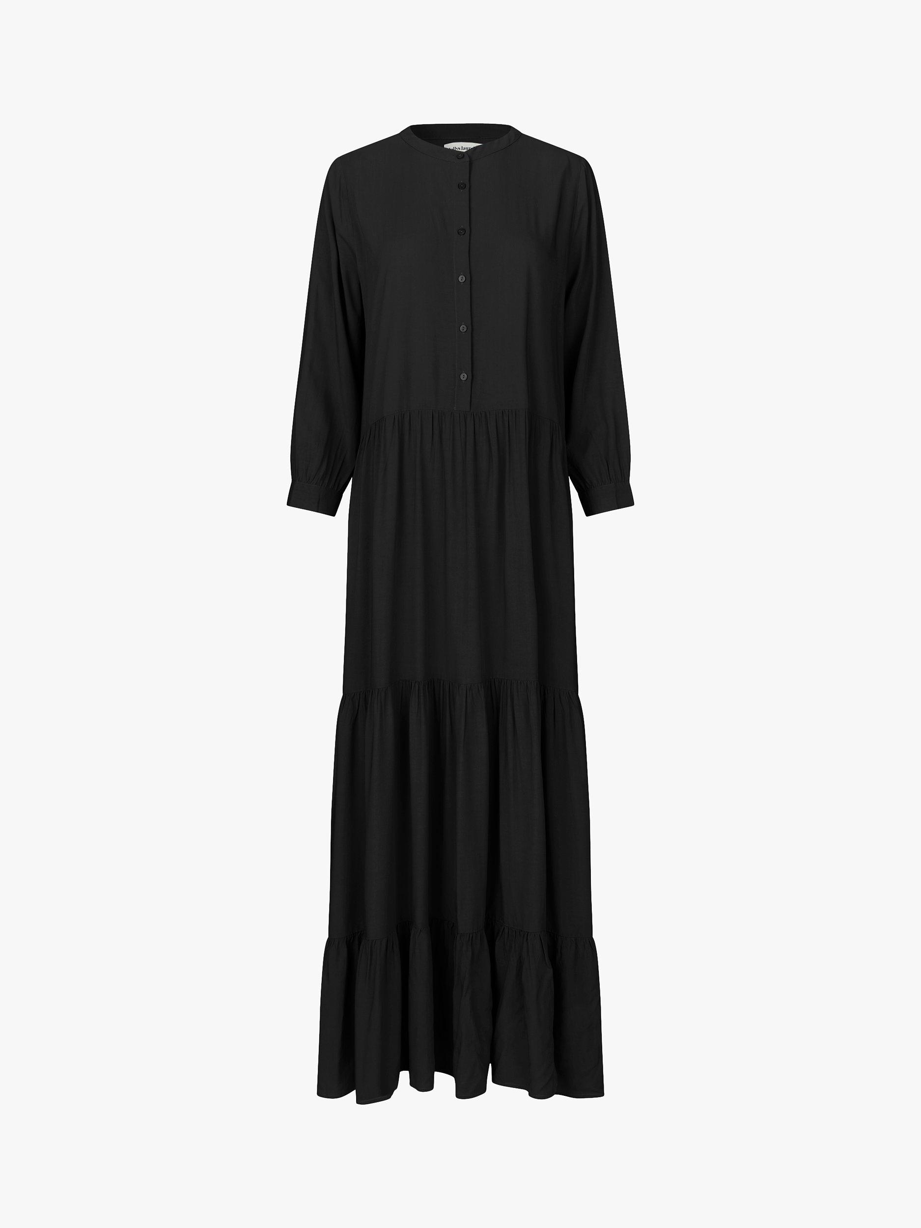 Lollys Laundry Nee Tiered Maxi Dress, Black