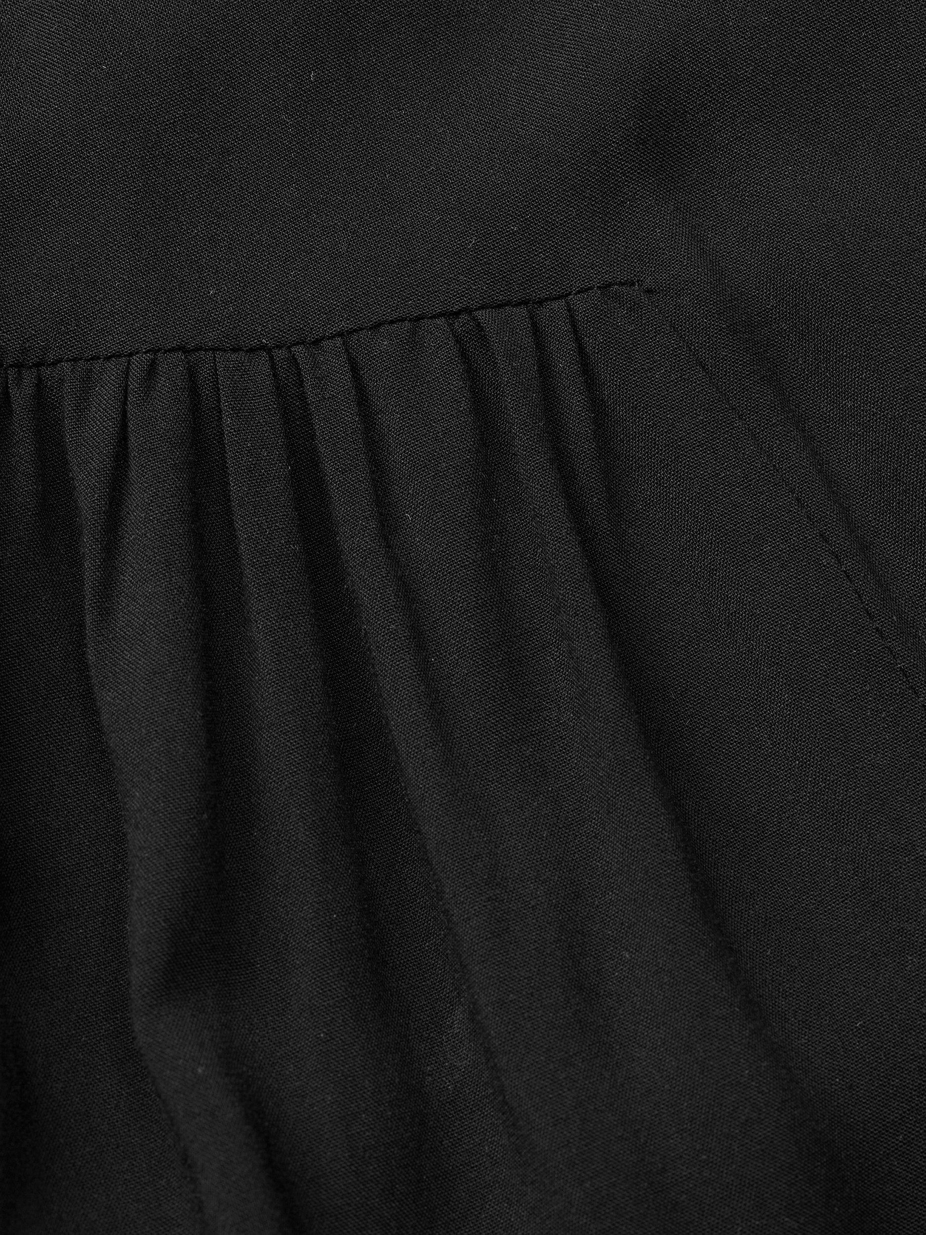Product image 3 of 3, which shows Lollys Laundry Harper Maxi Shirt Dress, Black, XXL