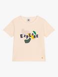 Petit Bateau Kids' Explore Print T-Shirt, Avalanche/Multi