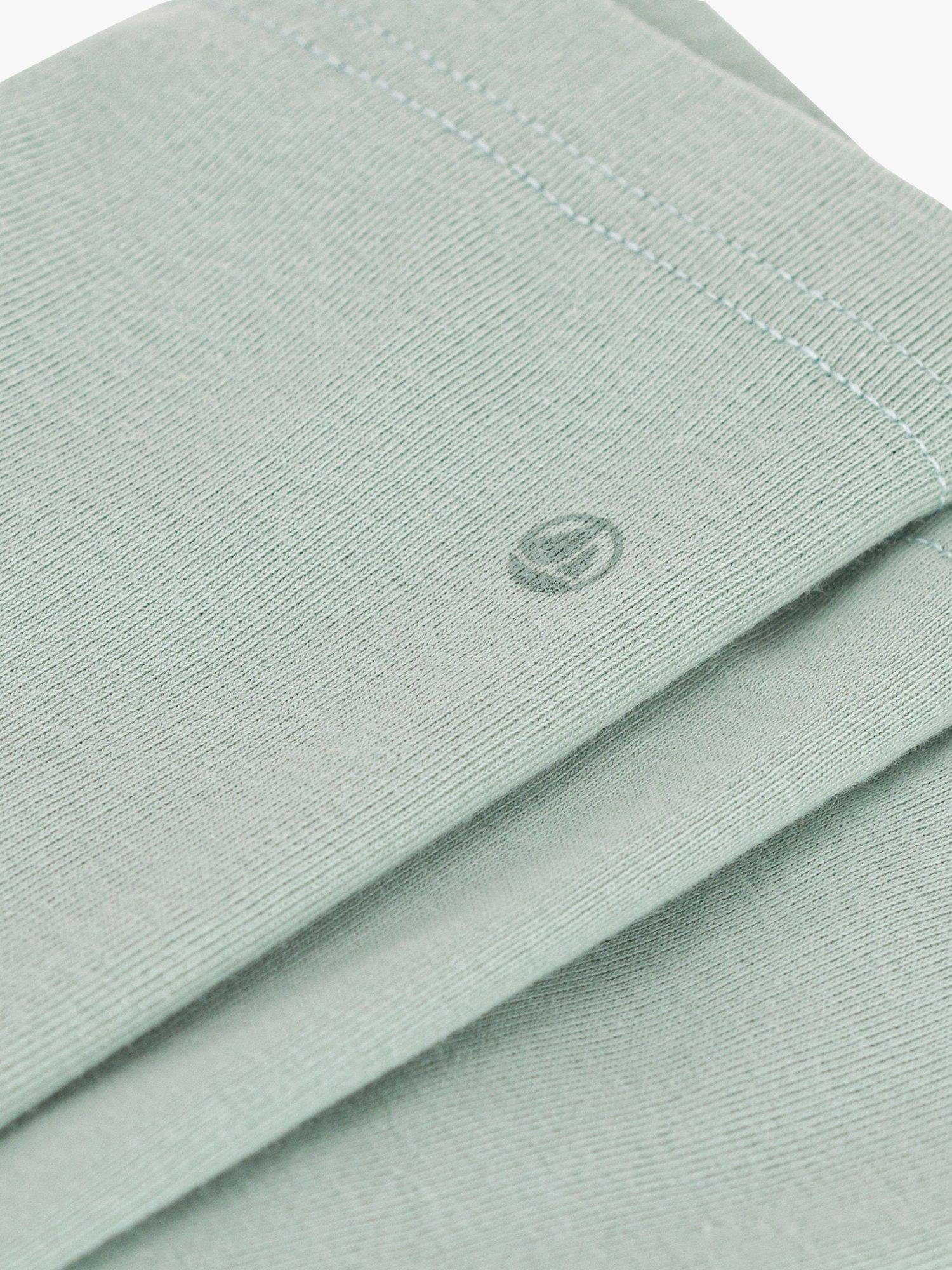 Product image 3 of 3, which shows Petit Bateau Baby Ribbed Leggings, Herbier, 6 months