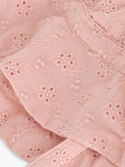 Petit Bateau Baby Broderie Bucket Hat, Saline - view 2, Saline