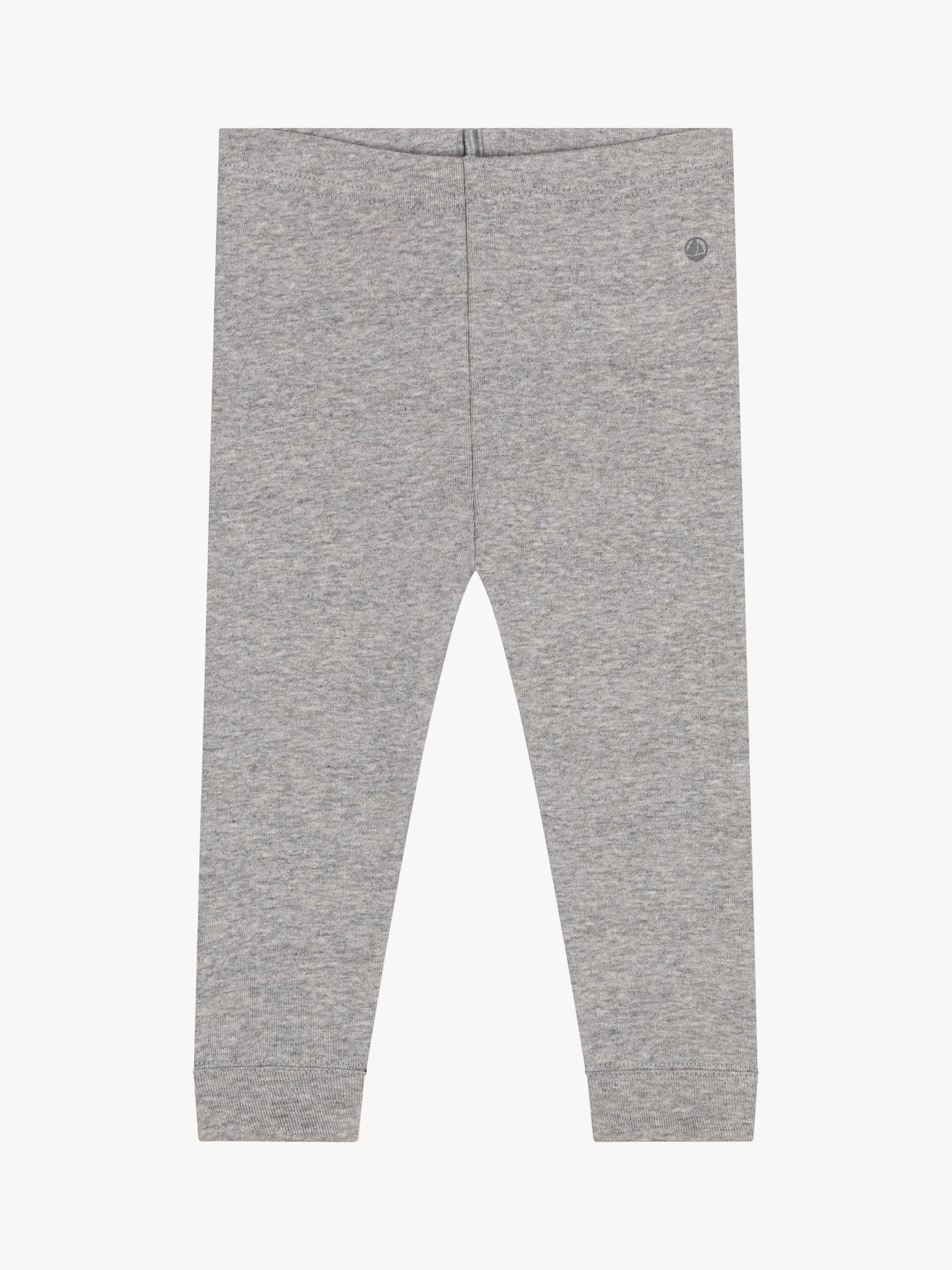 Product image 1 of 3, which shows Petit Bateau Baby Ribbed Leggings, Chaton Chine, 6 months