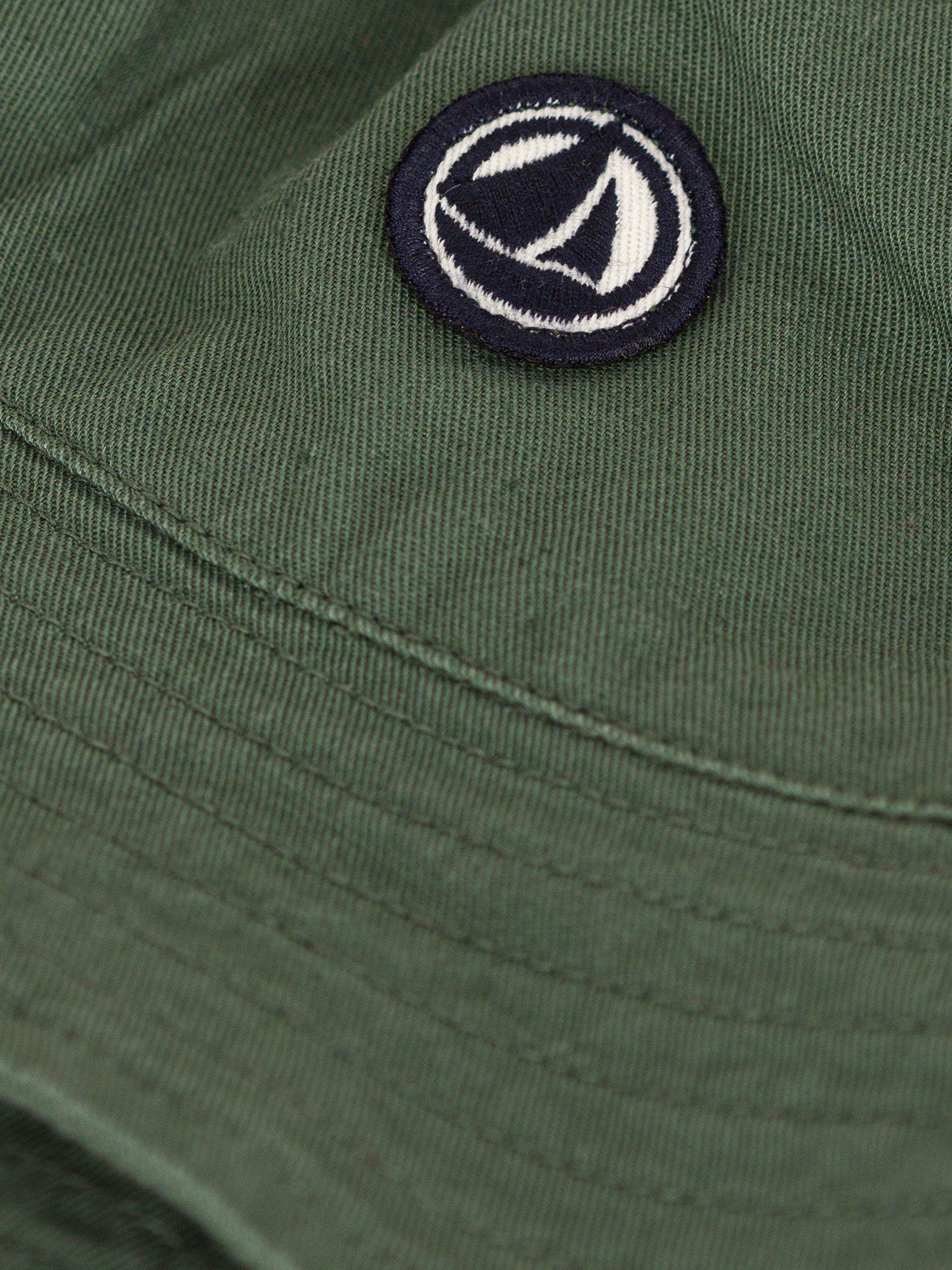 Product image 5 of 5, which shows Petit Bateau Kids' Logo Solid Bucket Hat, Croco, 6-8 years