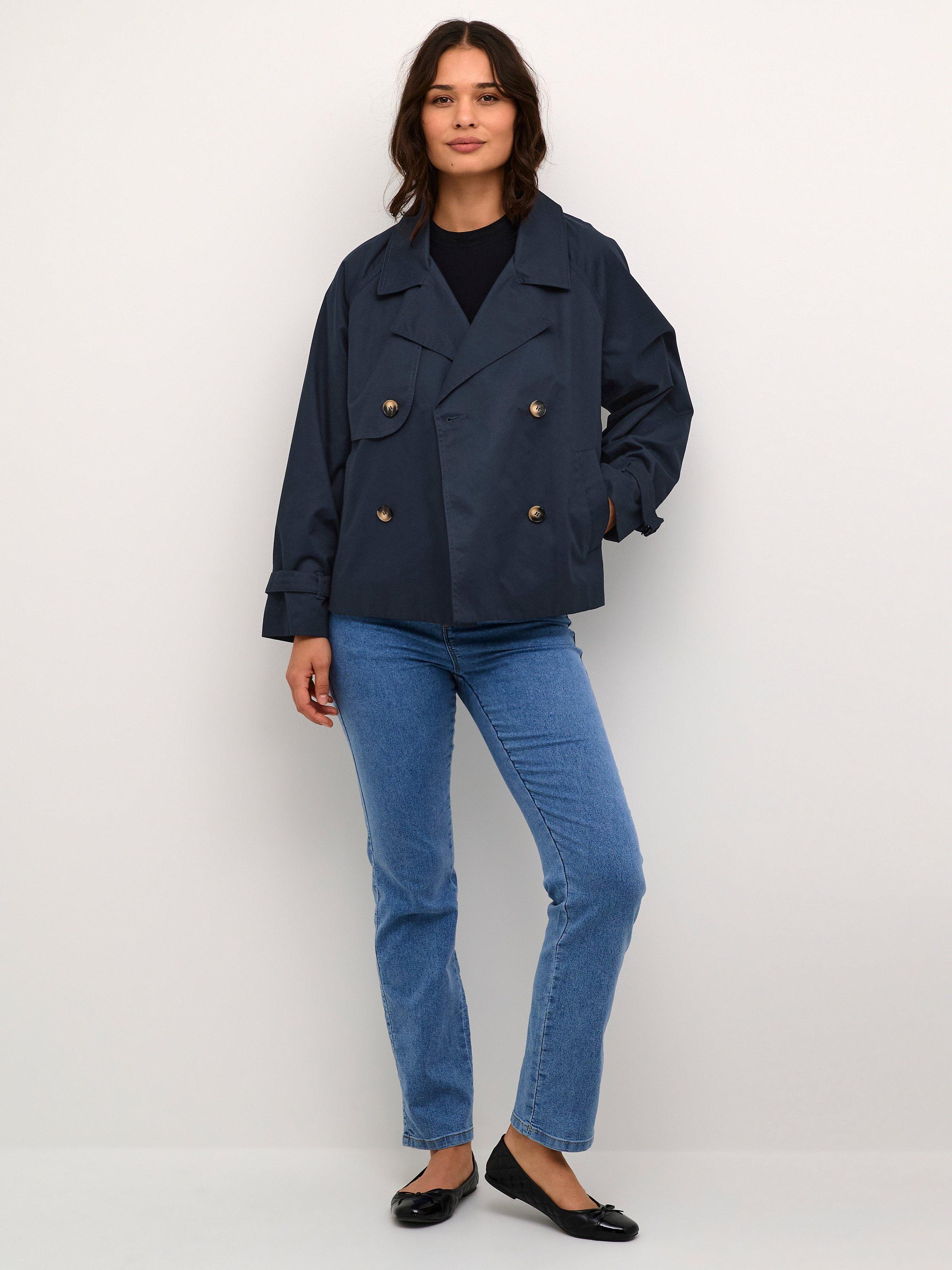 KAFFE Elise Short Trench Jacket