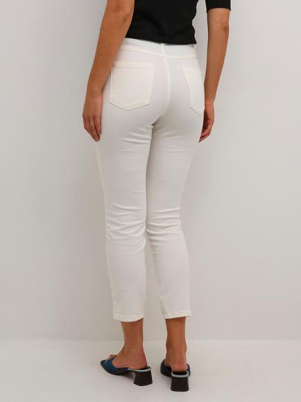 KAFFE Zelina 7/8 Jeans, Chalk - view 2, Chalk