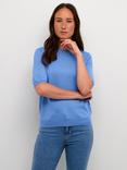 KAFFE Lizza Round Neck Jumper, Ultramarine