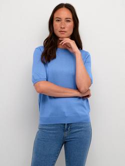 KAFFE Lizza Round Neck Jumper, Ultramarine