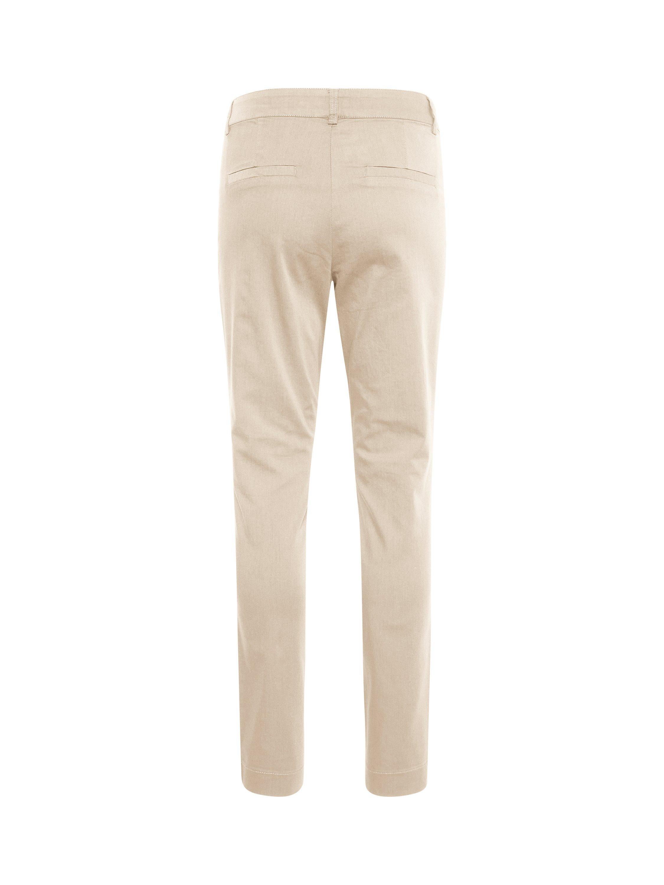 Product image 6 of 6, which shows KAFFE Lea Rivet Trousers, Feather Gray, 8