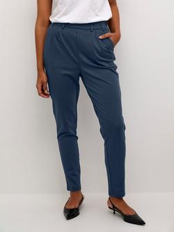 KAFFE Jenny Trousers, Midnight Marine, Midnight Marine