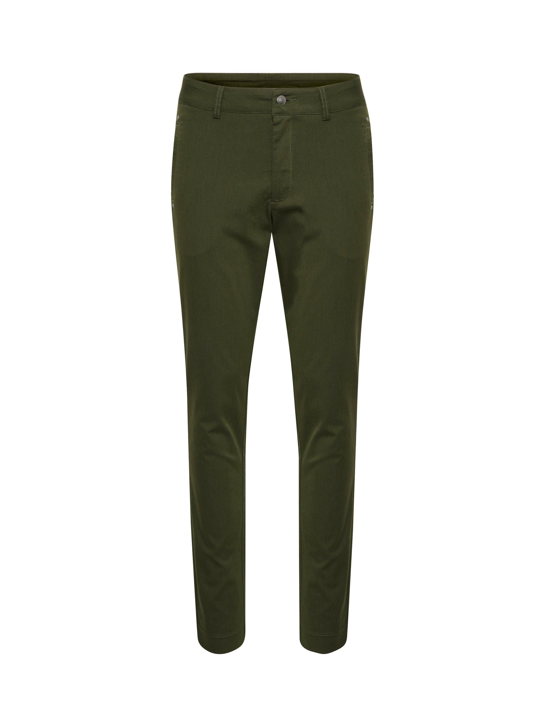 Product image 5 of 6, which shows KAFFE Lea Rivet Trousers, Forest Night, 12