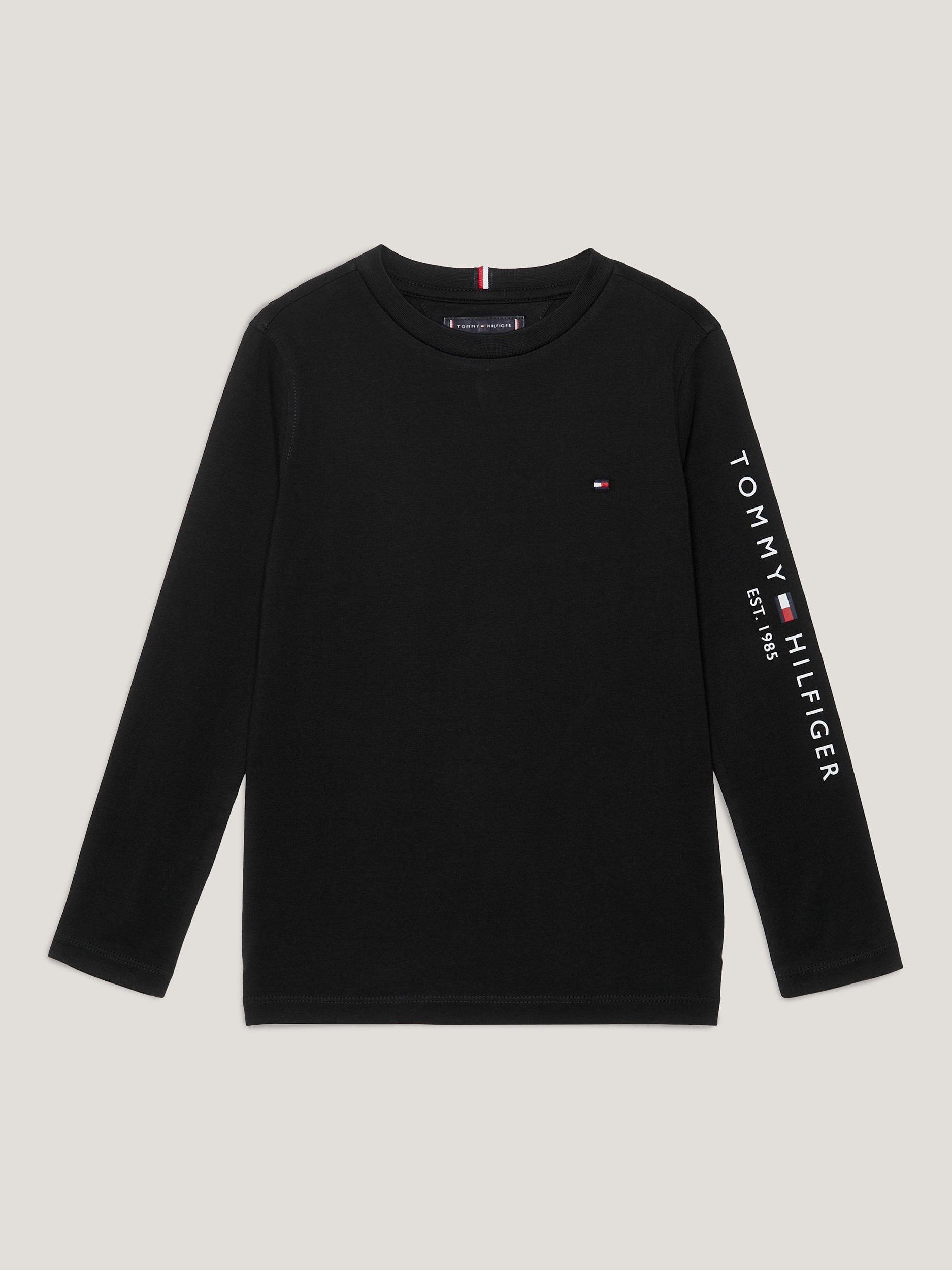 Tommy Hilfiger Kids Essential Logo T-Shirt, Black