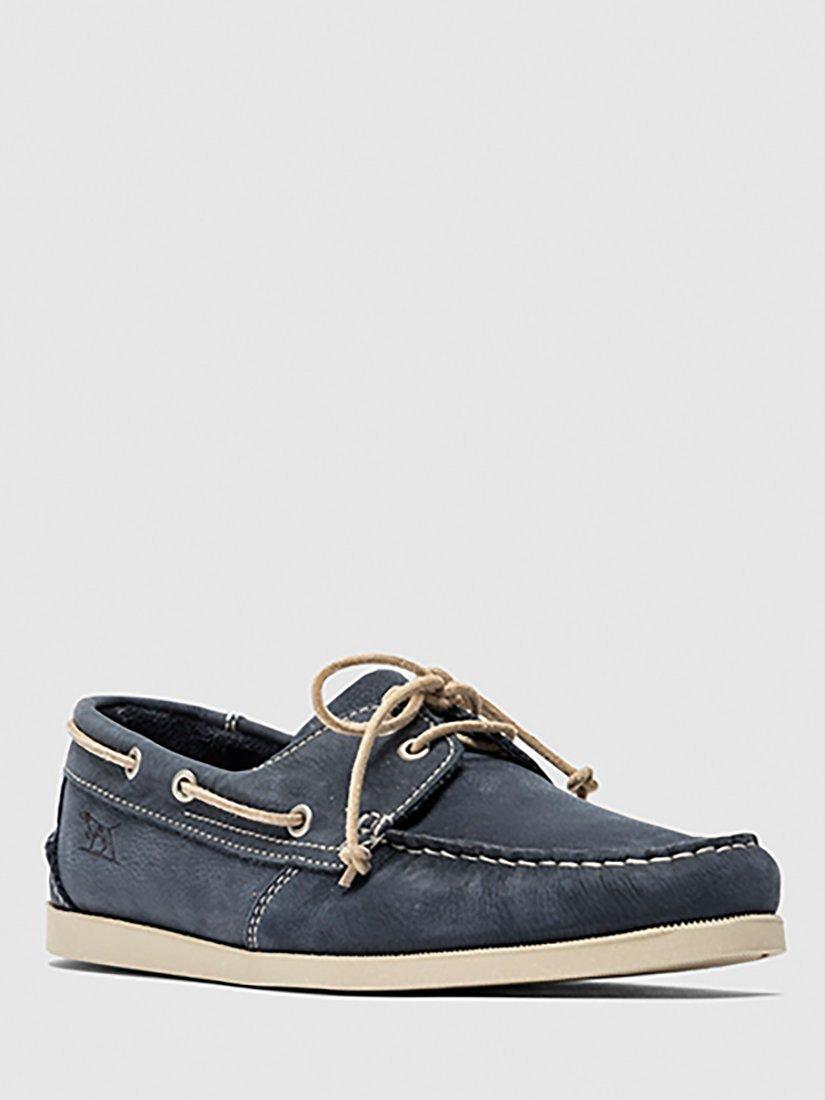 Rodd & Gunn Viaduct Leather Boat Shoes, Denim, 7