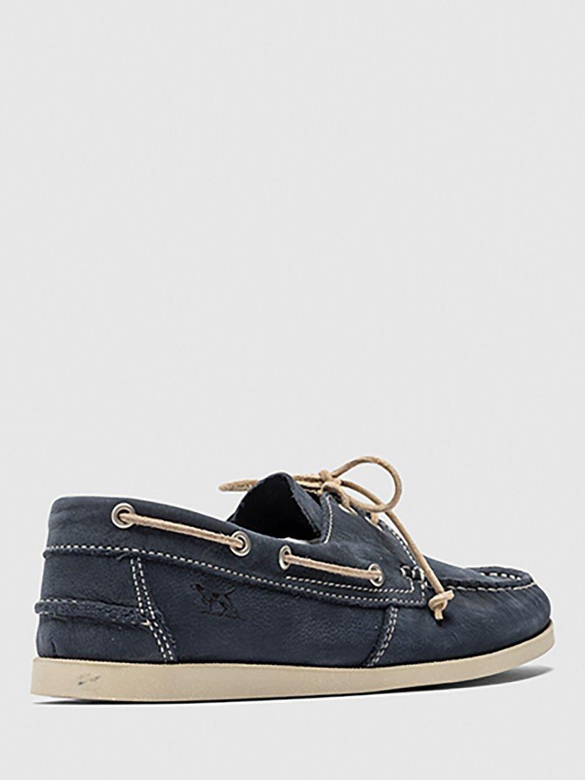 Rodd & Gunn Viaduct Leather Boat Shoes, Denim, 7