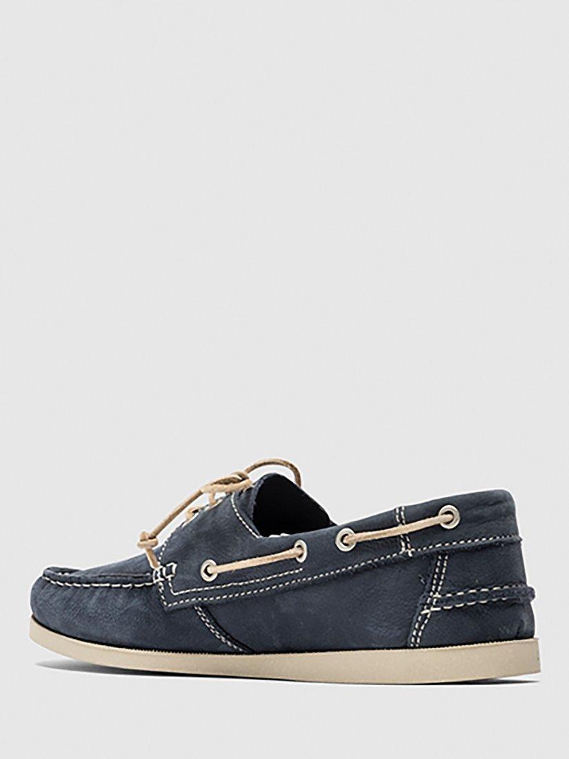 Rodd & Gunn Viaduct Leather Boat Shoes, Denim, 7