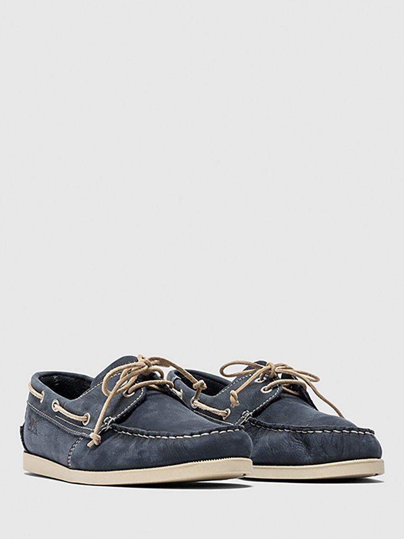 Rodd & Gunn Viaduct Leather Boat Shoes, Denim, 7