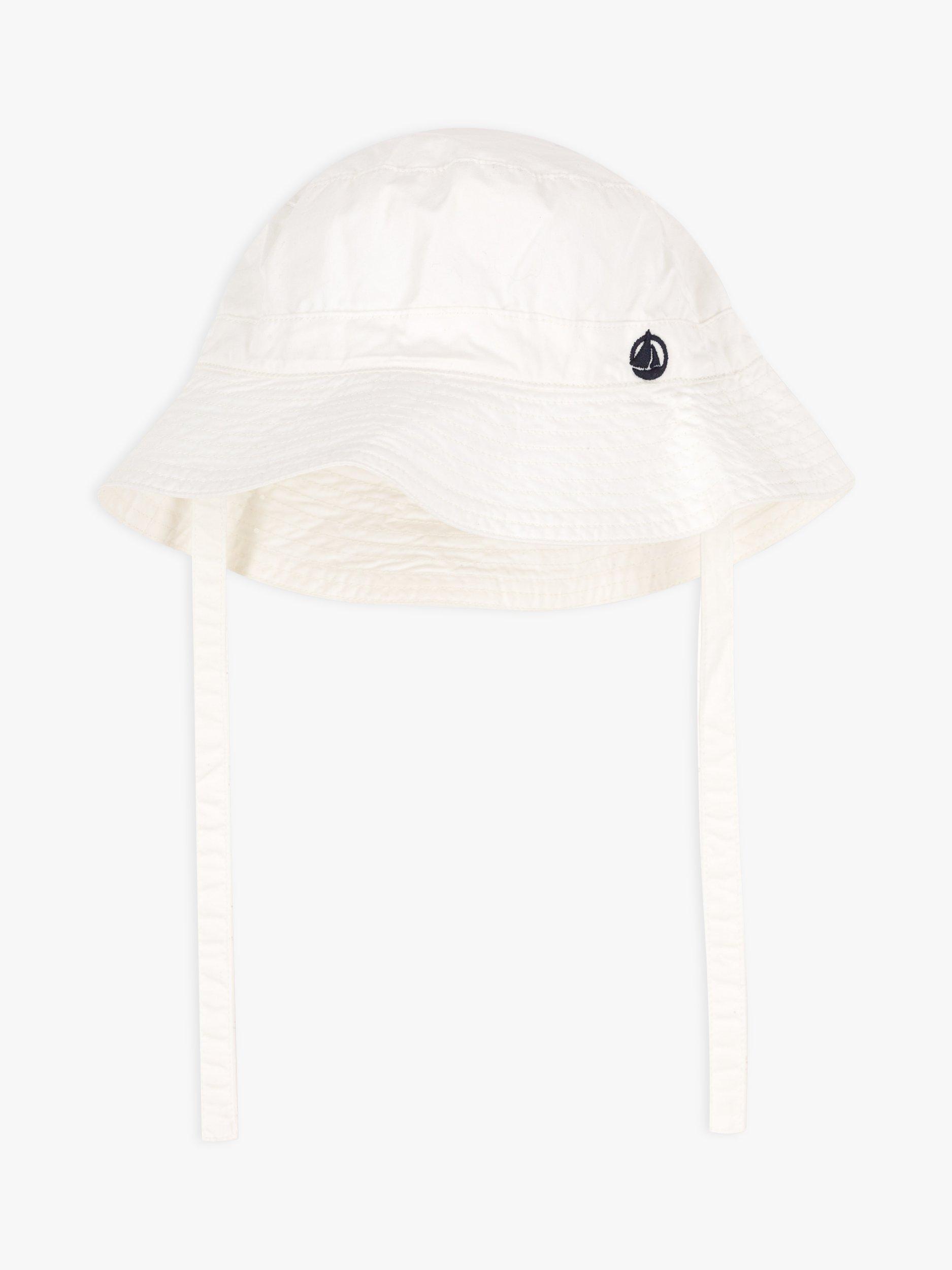 Petit Bateau Baby Twill Sun Hat, Marshmallow, 3-6 months