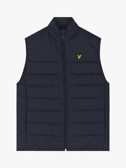 Lyle & Scott Kids' Wadded Gilet, Navy