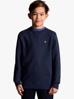 Lyle & Scott Kids' Crew Neck Sweatshirt, Navy
