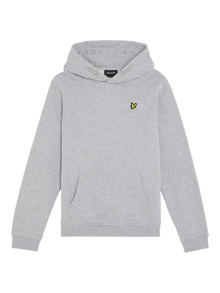Lyle & Scott Kids' Pullover Hoodie, Grey Light, 