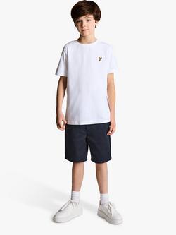Lyle & Scott Kids' Chino Shorts, Dark Navy, Dark Navy