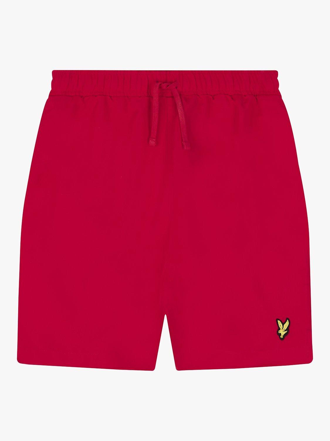 Product image 1 of 1, which shows Lyle & Scott Kids' Swim Shorts, Gala Red, 3-4 years