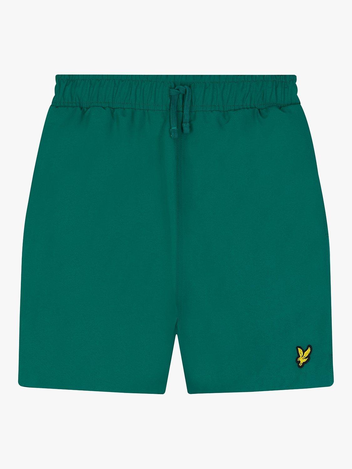 Product image 1 of 1, which shows Lyle & Scott Kids' Swim Shorts, Court Green, 8-9 years