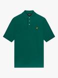 Lyle & Scott Kids' Plain Polo Shirt, Jet Black