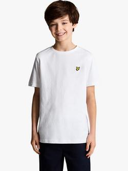 Lyle & Scott Kids' Plain T-Shirt, White