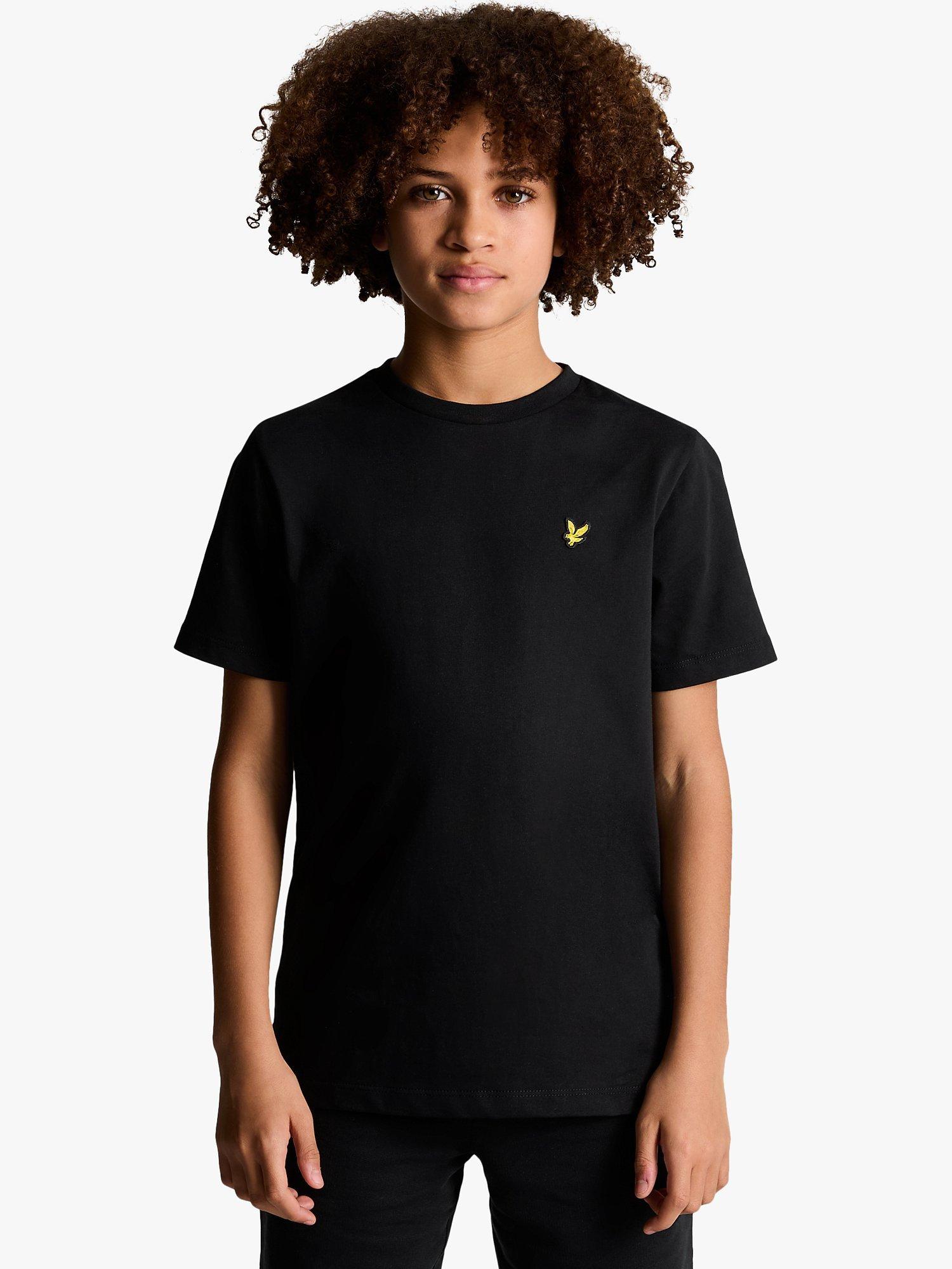 Lyle Scott Kids Plain T Shirt Jet Black