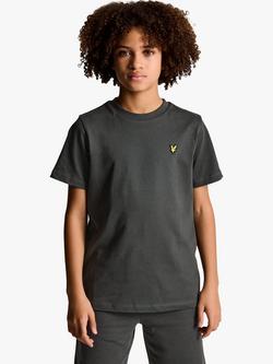 Lyle & Scott Kids' Plain T-Shirt, Gunmetal