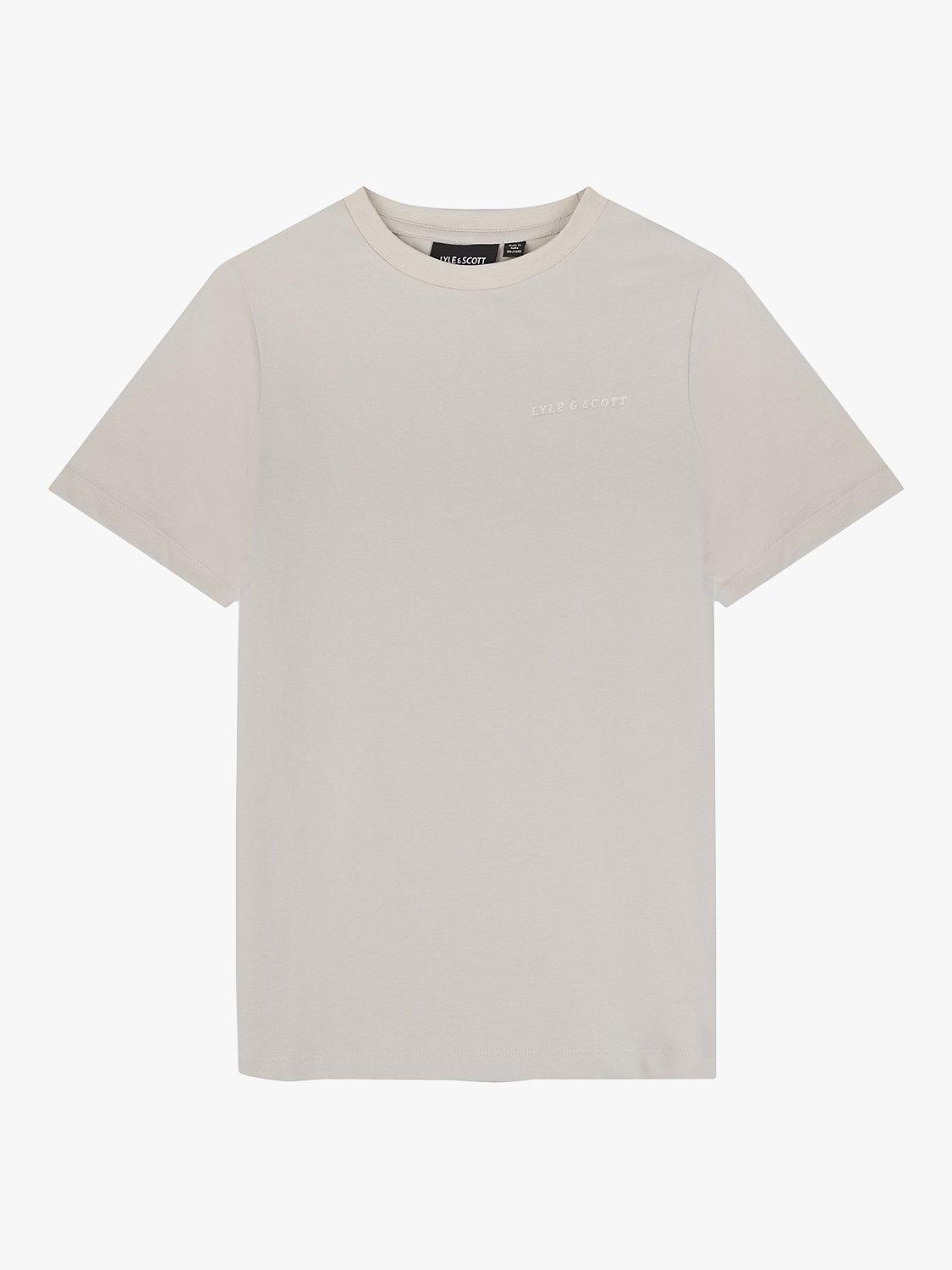 Lyle & Scott Kids' Script Embroidered T-Shirt, Cove