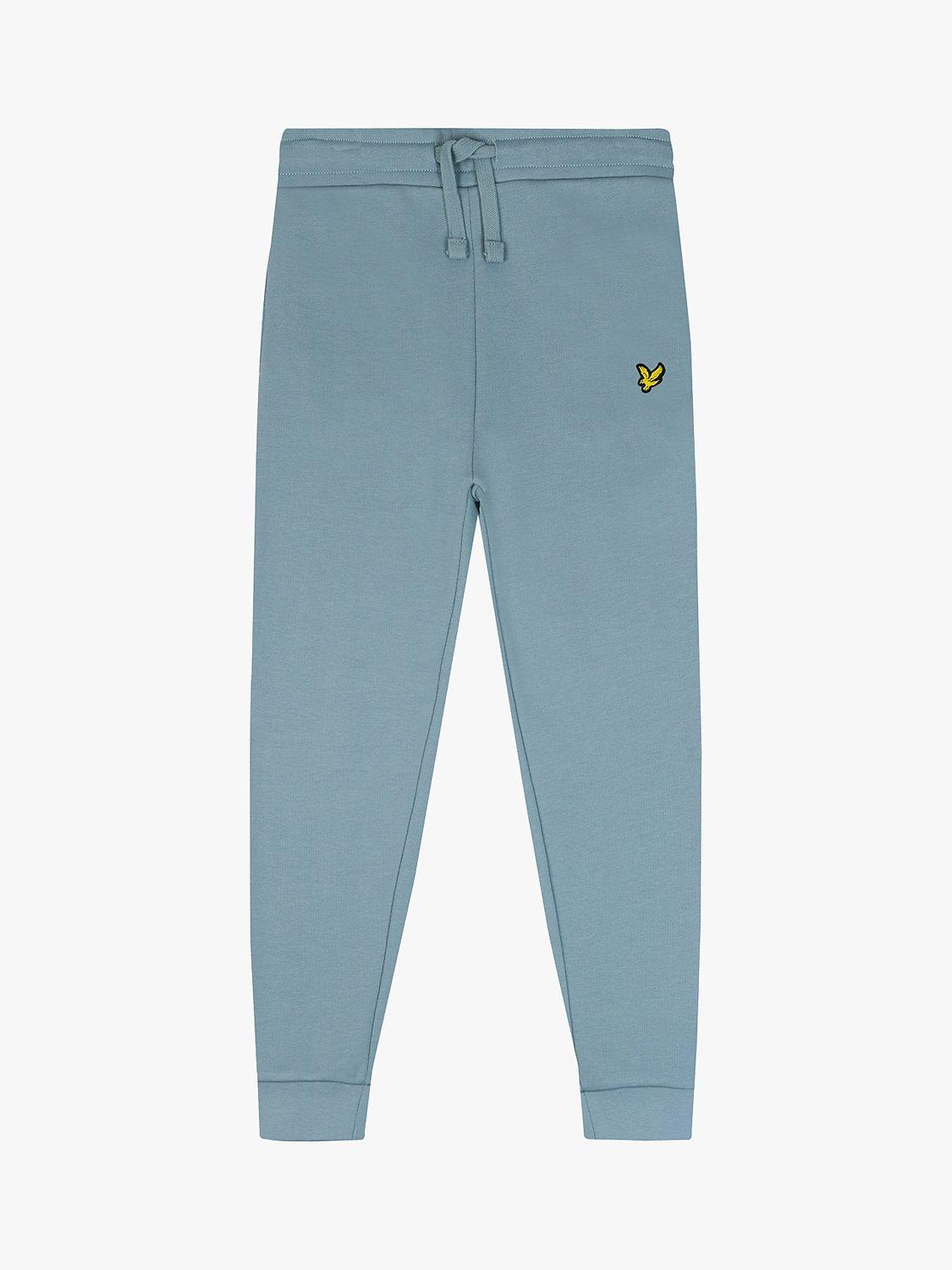 Product image 1 of 1, which shows Lyle & Scott Kids' Skinny Fit Joggers, Slate Blue, 3-4 years